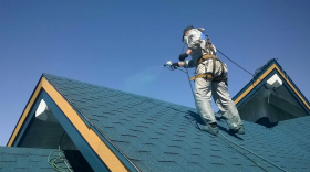 Какой безвоздушный окрасочный аппарат купить для покраски крыши?