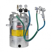 SATA 177857 Напорный бак 48 л с регулятором давления и пневматическим миксером