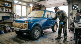 Покраска Нивы