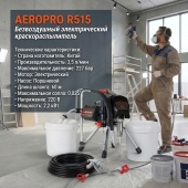 AEROPRO R515 Безвоздушный электрический краскораспылитель (4024515)