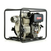 Дизельная мотопомпа DAISHIN для грязной воды с твердыми частицами PTD406T-Y