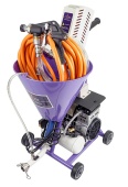 Установка AktiSpray AvS-10-20RA-N для нанесения гидроизоляционных материалов и шпатлевки (с автоматикой, рег. скорости, к-т с рукавами по 10м и пистолетом)
