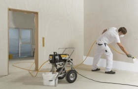 Как наносить шпаклевку аппаратом для покраски?