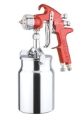 Краскораспылители пневматические JGA-Pro Suction and Pressure с нижним бачком