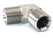 Фитинг угловой 3/4 NPT (M) - 3/4 NPT (M), 90 градусов, 500 бар 
