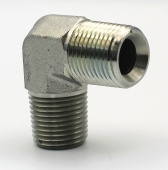 Фитинг угловой 1/2 NPT (M) - 1/2 NPT (M), 90 градусов, 500 бар 