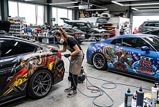 Аэрограф для автомобиля