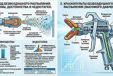 Теория: Безвоздушное распыление краски, что это такое?