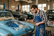 Покраска авто аэрографом