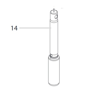 Шток поршня на окрасочный аппарат Wagner ProSpray 3.39