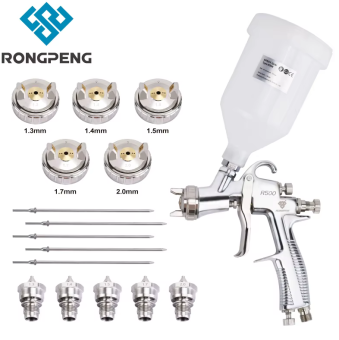 RONGPENG Professional R500 LVLP воздушный краскопульт с верхним бачком
