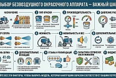 Как выбрать безвоздушный окрасочный агерат правильно?