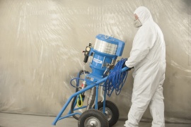 Как запустить пневматический безвоздушный окрасочный аппарат 