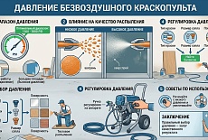 Давление безвоздушного краскопульта