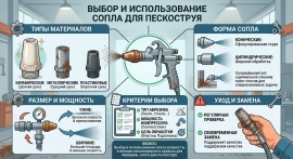 Сопло для пескоструя