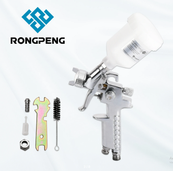 RONGPENG HVLP R805 мини краскопульт с бачком 125 мм