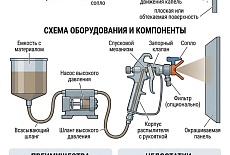 Теория: Безвоздушное распыление краски, что это такое?