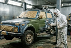 Покраска Нивы