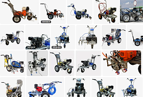 Разметочные машины для дорожной разметки