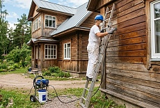 Наружная покраска дерева