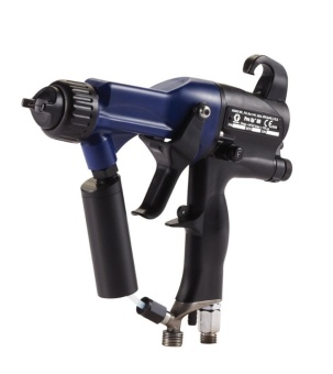 Ручной электростатический пневмораспылитель для высокопроводящих материалов Pro Xp60, 60 кВ, высокоточное износостойкое сопло диаметром 1,5 мм (0,055 дюйма), стандартный дисплей