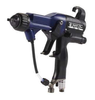 Ручной универсальный электростатический пневмораспылитель Pro Xp60, 60 кВ, сопло 1,5 мм (0,055 дюйма), стандартный дисплей, стандартные покрытия