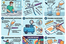 Как пользоваться аэрографом