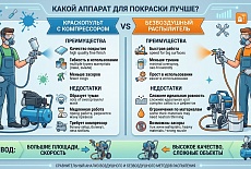 Какой аппарат для покраски лучше с компрессором или безвоздушный?