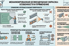 Окраска методом безвоздушного распыления 