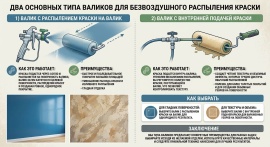 Валик для безвоздушного аппарата