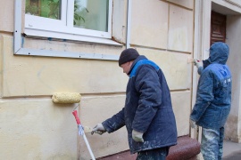 Каким оборудованием красить зимой?