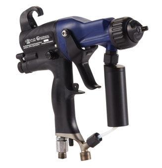 Ручной электростатический пневмораспылитель для высокопроводящих материалов Pro Xp40, 40 кВ, высокоточное износостойкое сопло диаметром 1,5 мм (0,055 дюйма), стандартный дисплей