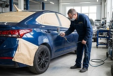 Локальная покраска авто
