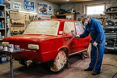 Покраска авто в гараже