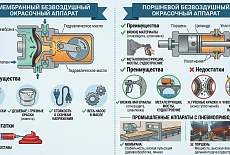Мембрана или поршень безвоздушка