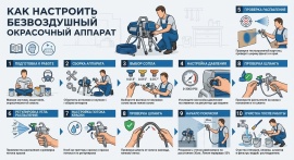 Как настроить окрасочный аппарат