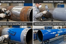 Покраска труб