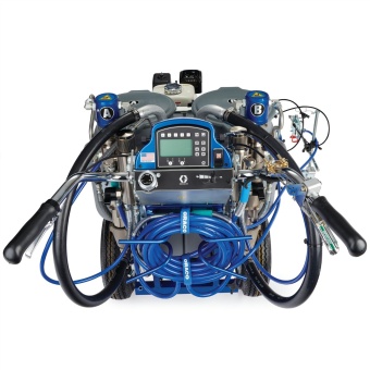 Безвоздушное устройство для нанесения дорожной разметки LineLazer V 200DC серии Standard, 2 ручных краскораспылителя