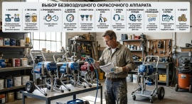 Как выбрать безвоздушный окрасочный агерат правильно?