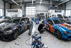 Аэрограф для автомобиля
