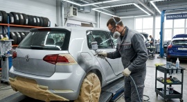 Локальная покраска авто