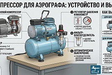 Компрессор для аэрографа