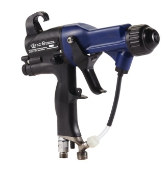 Ручной универсальный электростатический пневмораспылитель Pro Xp60, 60 кВ, стандартный дисплей, сопло для круглого факела/воздушная головка с большим факелом
