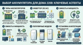 Аккумулятор для дома на 220
