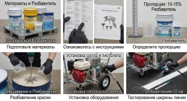 Каким пулевизатором наносить дорожную разметку