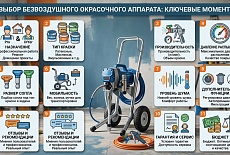 Как выбрать безвоздушный окрасочный агерат правильно?