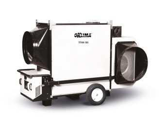 Нагреватель воздуха высокой мощности Oklima TITAN 145 (пропан/бутан)