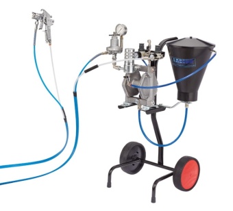 Окрасочный аппарат LARIUS L2 SS на тележке с бачком