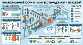 Линия порошковой покраски