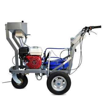 Разметочная машина SPLM 2000S, 5.5HP двигатель Honda, 210бар, 4 л/мин, два пистолета